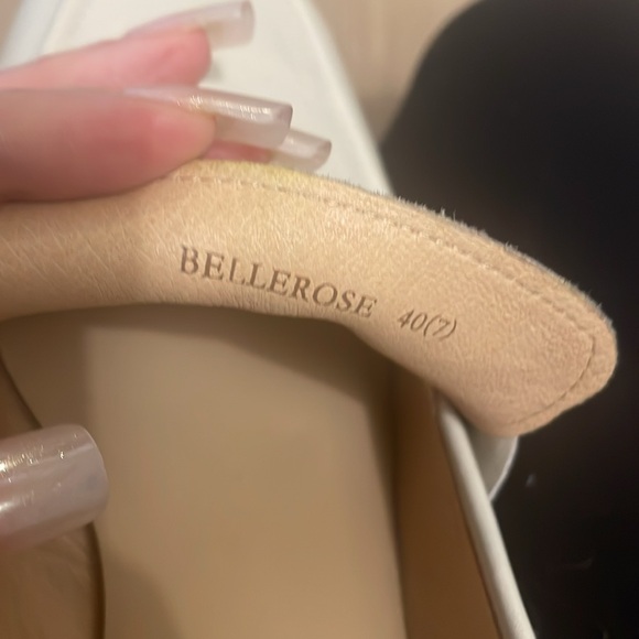 Staccato Cream Heel Loafers - Picture 6 of 7